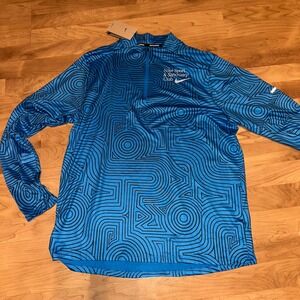 Nike Sport & Sanctuary Club‎ Dri-FIT Running Pullover Top Blue Large